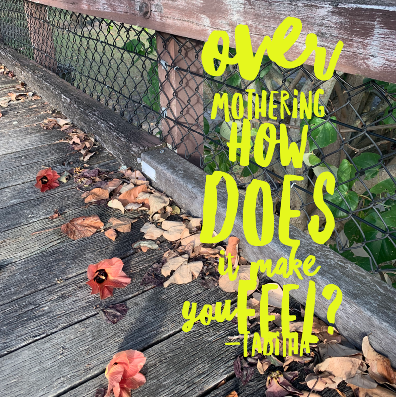 Over Mothering, is this you? Over Mothering, is this you?